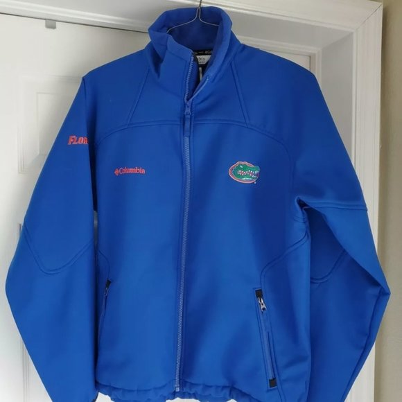 Columbia University Of Florida Gators Softshell omnishield Full Zip  Jacket Med - Picture 1 of 11